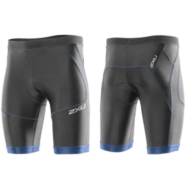 2XU Perform tri short 9" heren zwart-blauw 2015 MT2704b